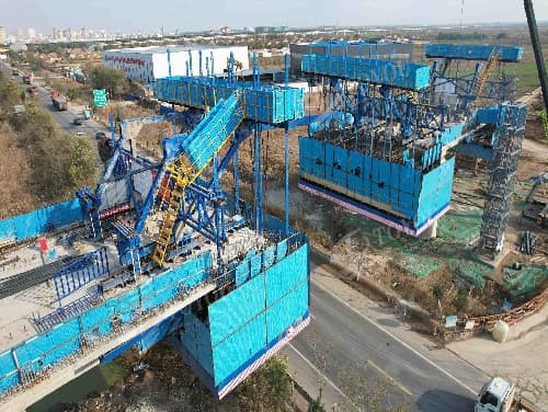 Continuous Beam over G338 National Highway in Tianjin-Weifang High-Speed Railway Package4